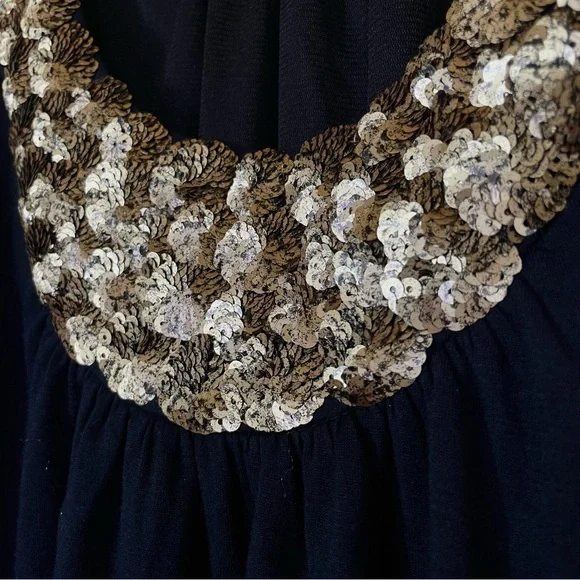 Alfani•Black/Gold‎ Embellished Tank - Picture 2 of 4